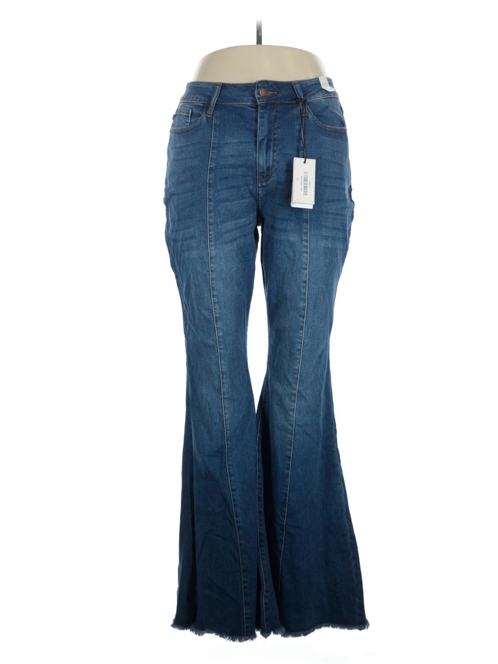 Judy Blue Dark Blue High-Rise Flare Jeans - Picture 5 of 5